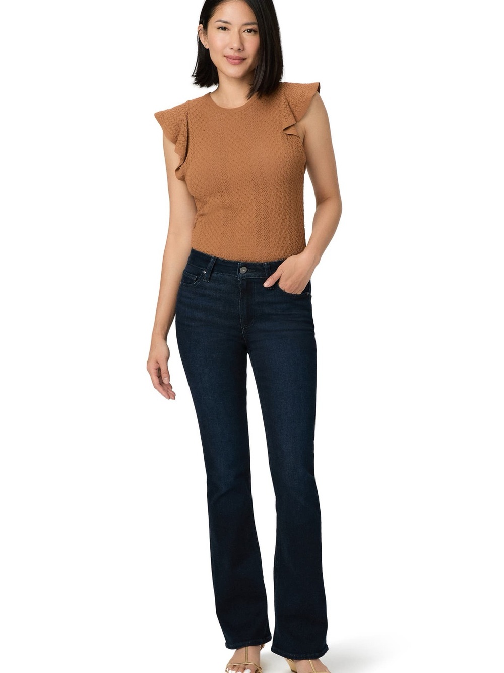 PAIGE Manhattan TRANSCEND Bootcut Jeans size 34
